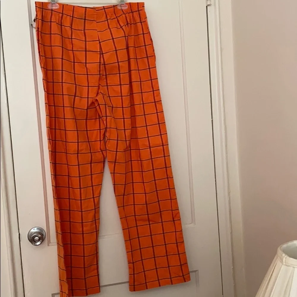 NWT Jockey Orange sleepwear pants w/pocket size:L